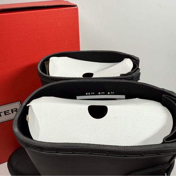 NIB •Hunter Women's Original Short back adjustable Rain Boots Size: 8 - Picture 4 of 8